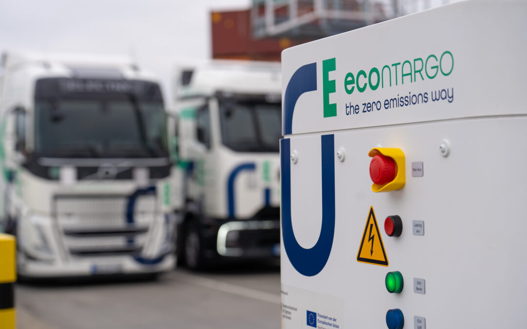 Contargo eröffnet Ladeinfrastruktur für E-Lkw – Deutschlands größtes privates Netz entsteht