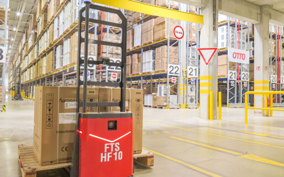 Autonome mobile Roboter: Hermes Fulfilment automatisiert Palettentransport in Löhne