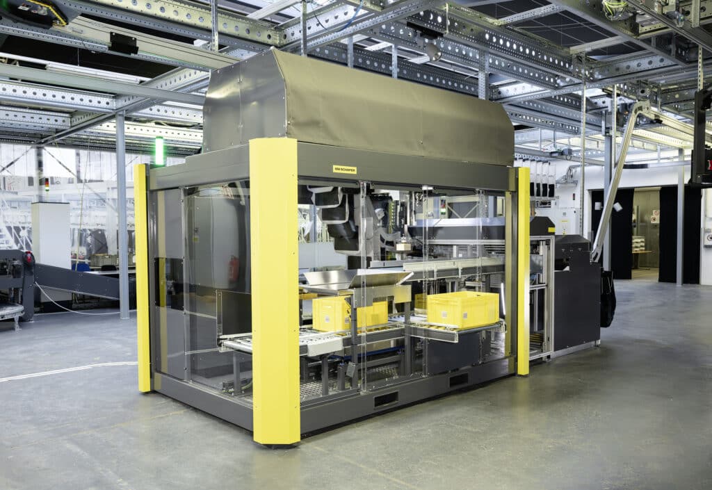 automatische Beladung in der Hängefördertechnik
