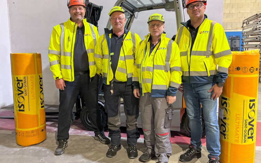 Werkslogistik Lübz: GREIWING übernimmt logistische Dienstleistungen für ISOVER am Standort Lübz