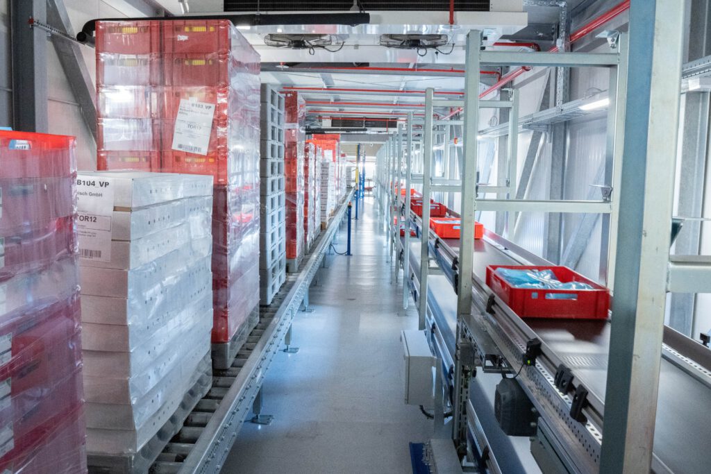 Lebensmittellogistik Automatisierung