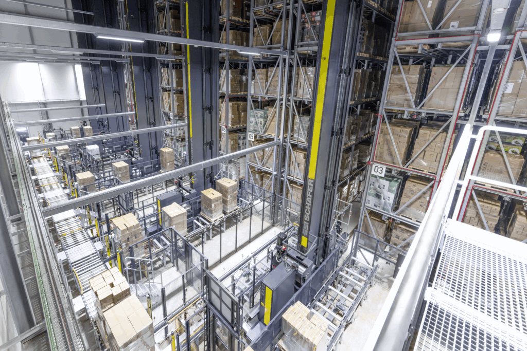 Automatisiertes Hochregallager