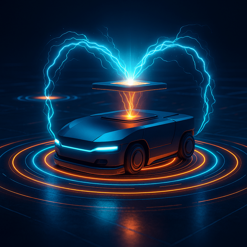 Induktives Laden AGV