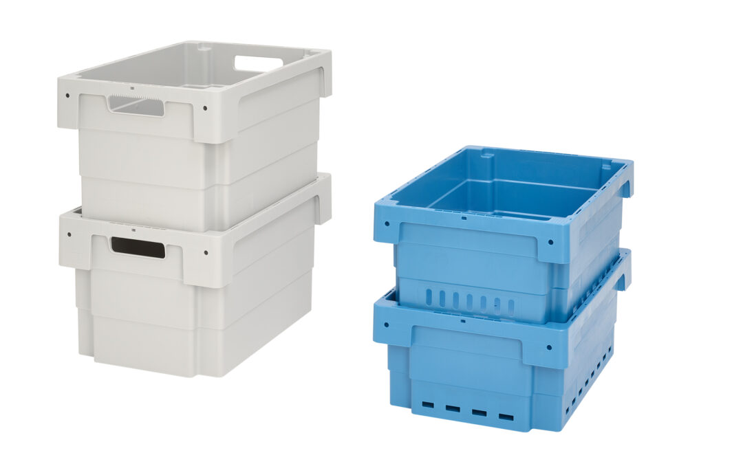 Drehstapelbehälter für die Intralogistik: Der BITO U-Turn als platzsparende Mehrweglösung