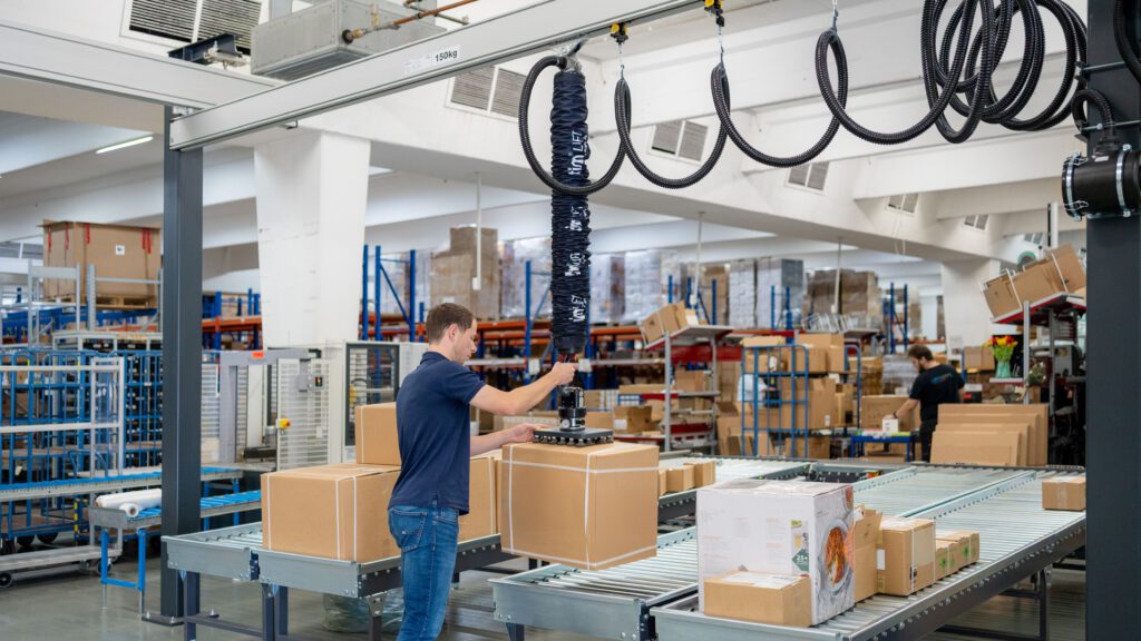 ergonomische Hebetechnik