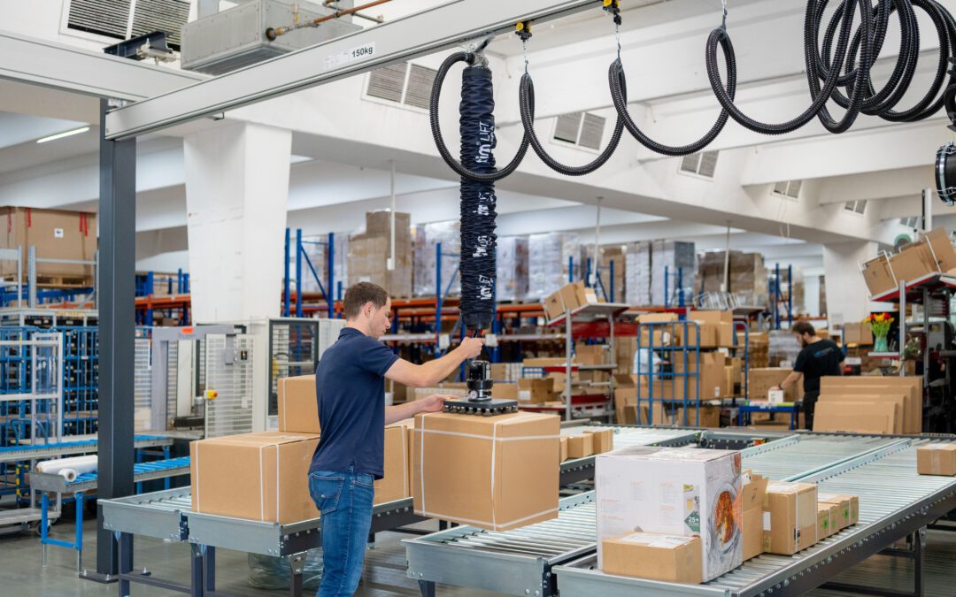 ergonomische Hebetechnik