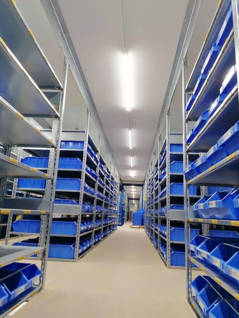 Intelligente Lagerbeleuchtung