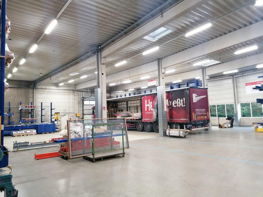 Intelligente Lagerbeleuchtung