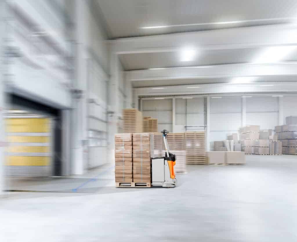 Autonome Lkw Be- und Entladung