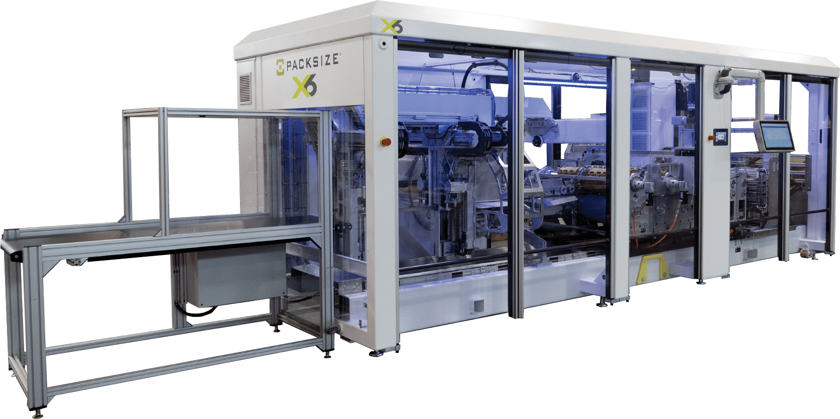 Die X6 verarbeitet Wellpappe flexibel – von Kartons im Briefkastenformat bis zu großen Multi-Order-Gebinden. Foto: Packsize